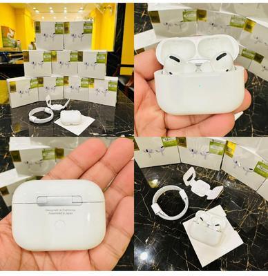 White Bluetooth Airpod Pro with  Long-Lasting Battery - 1 Pcs