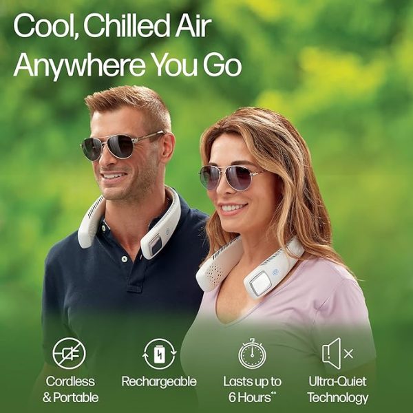 Neck Fan – Wearable Air Cooler & Purifier – Arctic Air Freedom