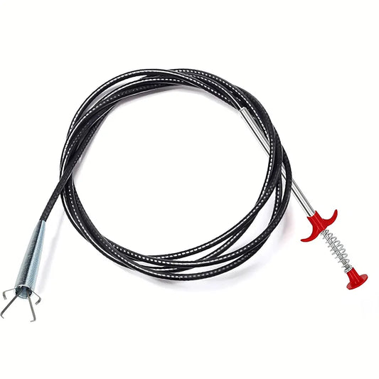 60cm Drain Snake Tool for Hair Clogs & Pipe Cleaning