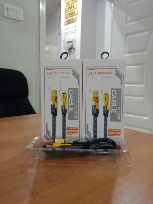 4-in-1 Multi Usb Charging Cable with Fast Pd Charger Cord For Iphone, Ipad, Samsung, Macbook