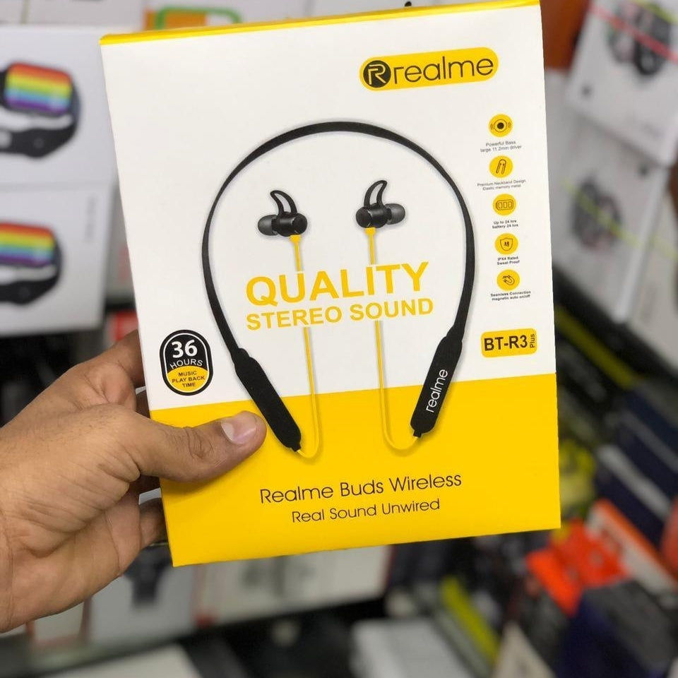 Realme Wireless Stereo Neckband Headset – Bluetooth 5.0