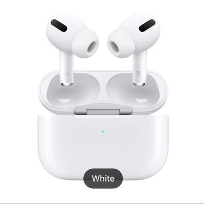 White Bluetooth Airpod Pro with  Long-Lasting Battery - 1 Pcs