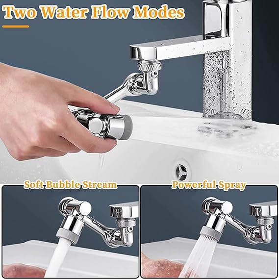 Rotation Faucet Sprayer Head Universal 1080°rotatable Bathroom Washbasin Tap Splash Filter Water Saving Bubbler Nozzle