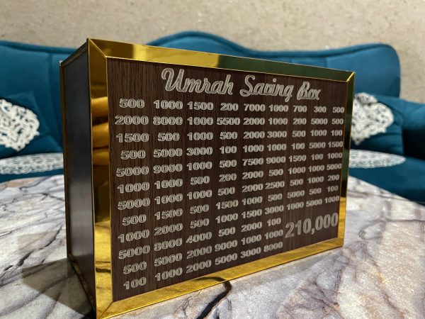 Umrah Saving Box – Box For Umrah Saving | 210,000