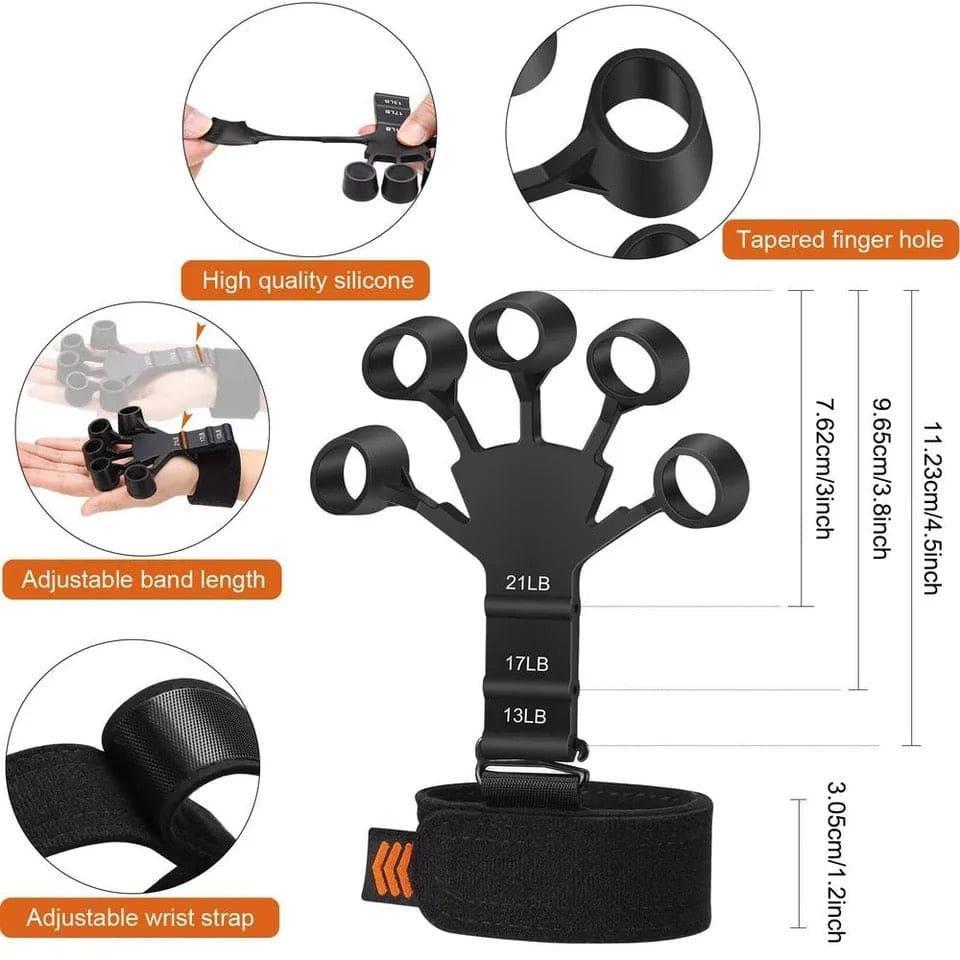 2-in-1 Hand Grip & Finger Strengthener Set