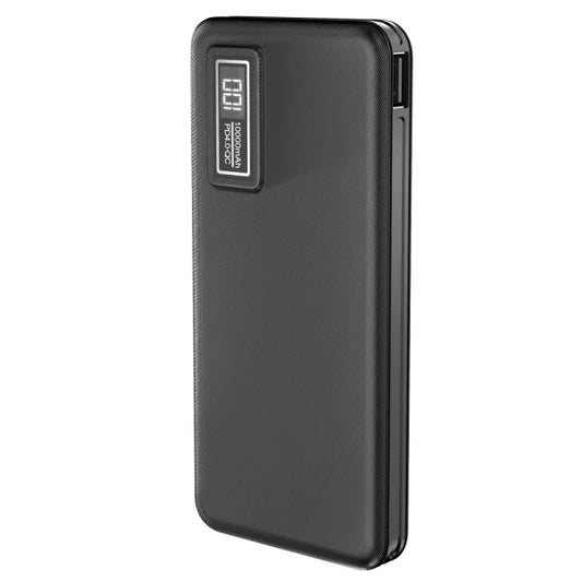 Aspor A300 Power Bank 10000mah Li-polymer Battery 4 In1 Power Bank Black